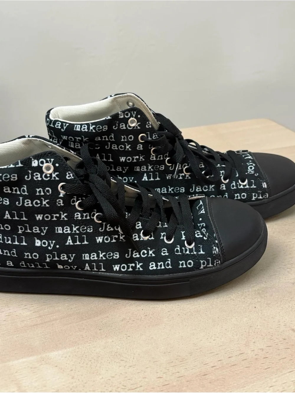 The Shining High Top Shoes Men’s 10.5 Midnight Monsters Society Gringe Halloween
